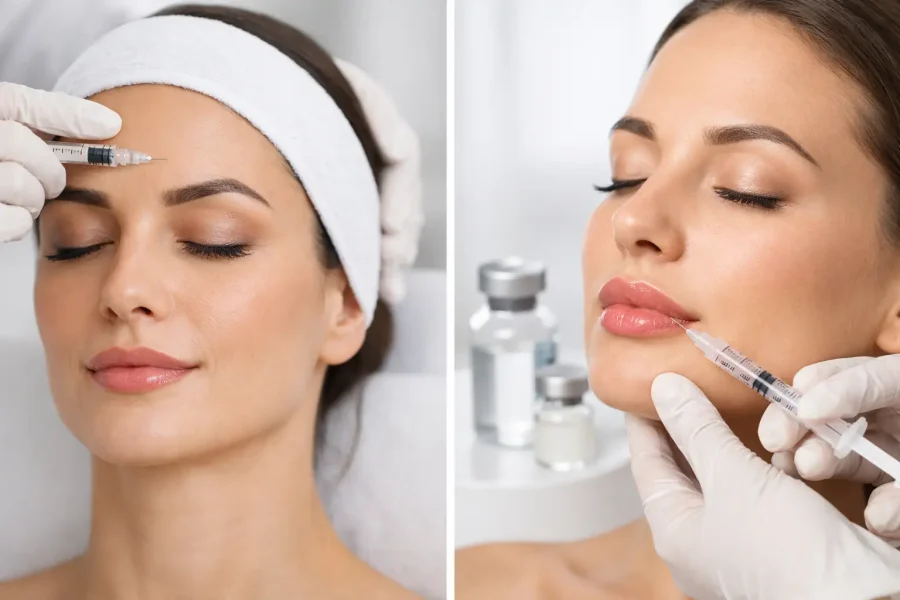 Diferença entre botox e preenchimento