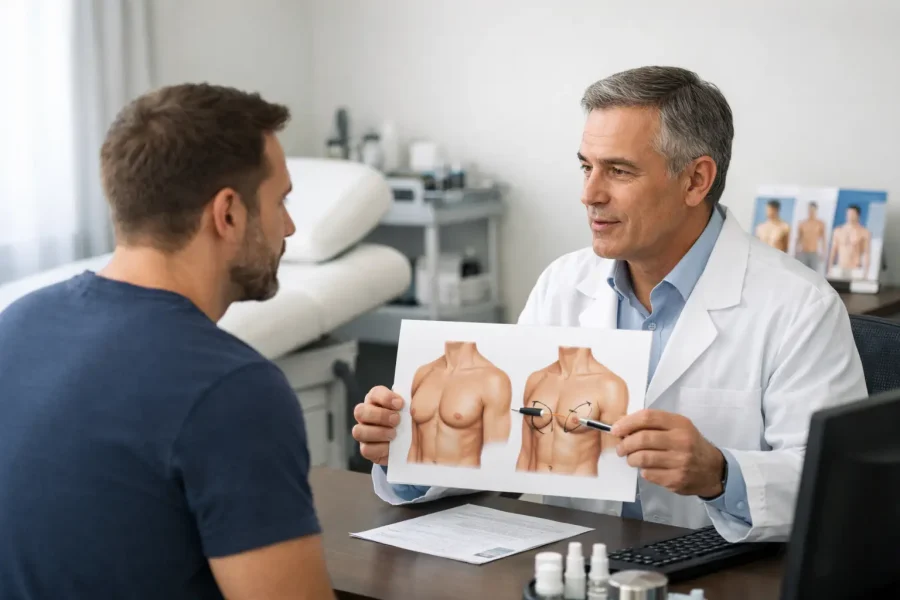 Ginecomastia: cirurgia masculina e dúvidas