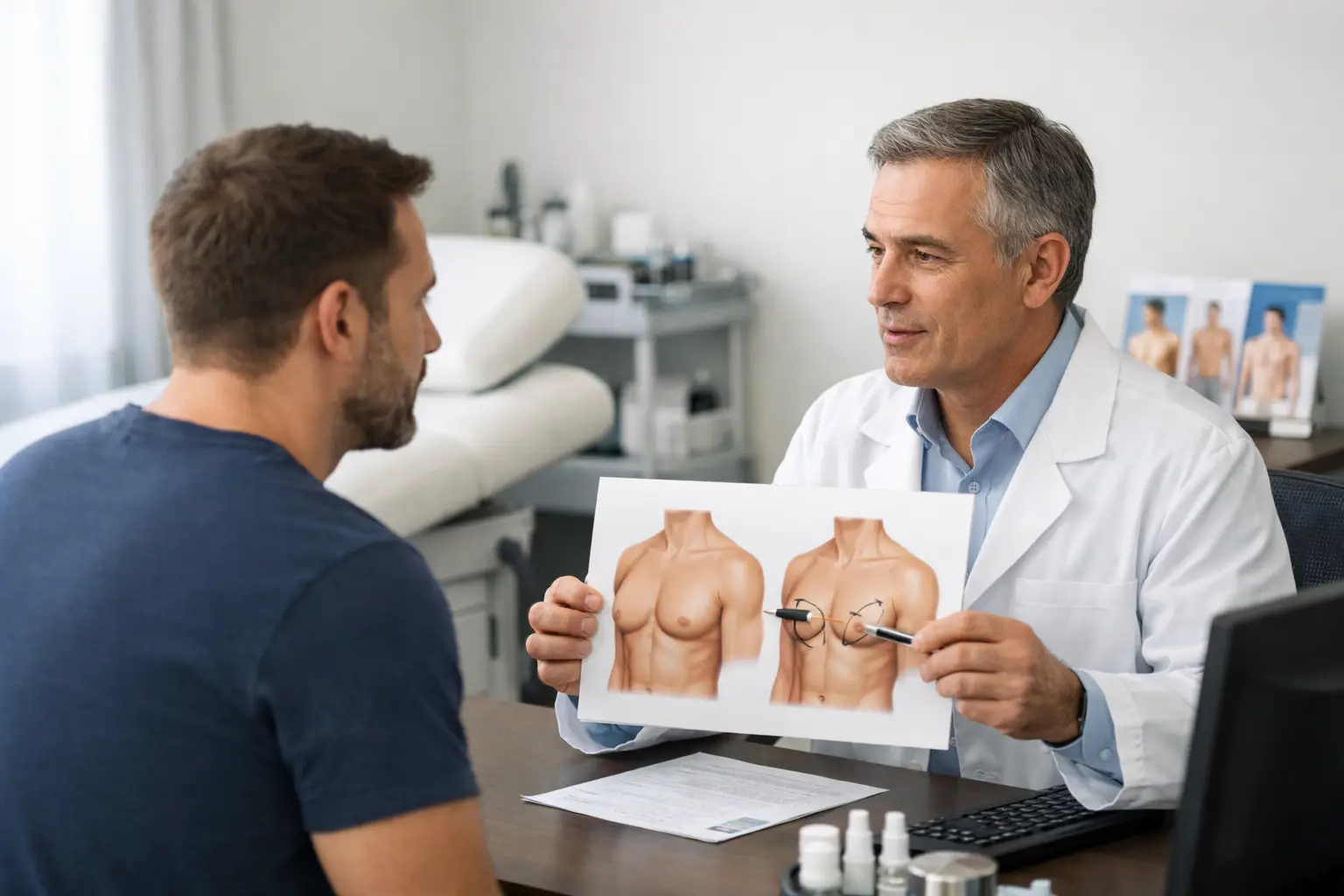 Ginecomastia: cirurgia masculina e dúvidas