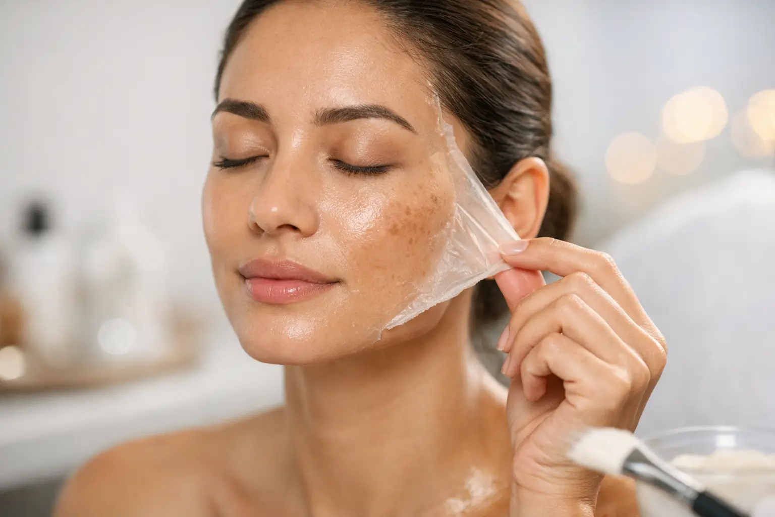 Peeling facial para manchas: quando vale a pena