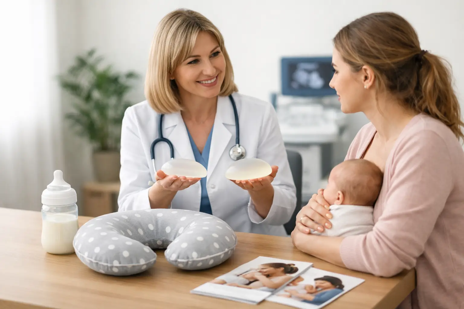 Prótese de silicone e amamentação