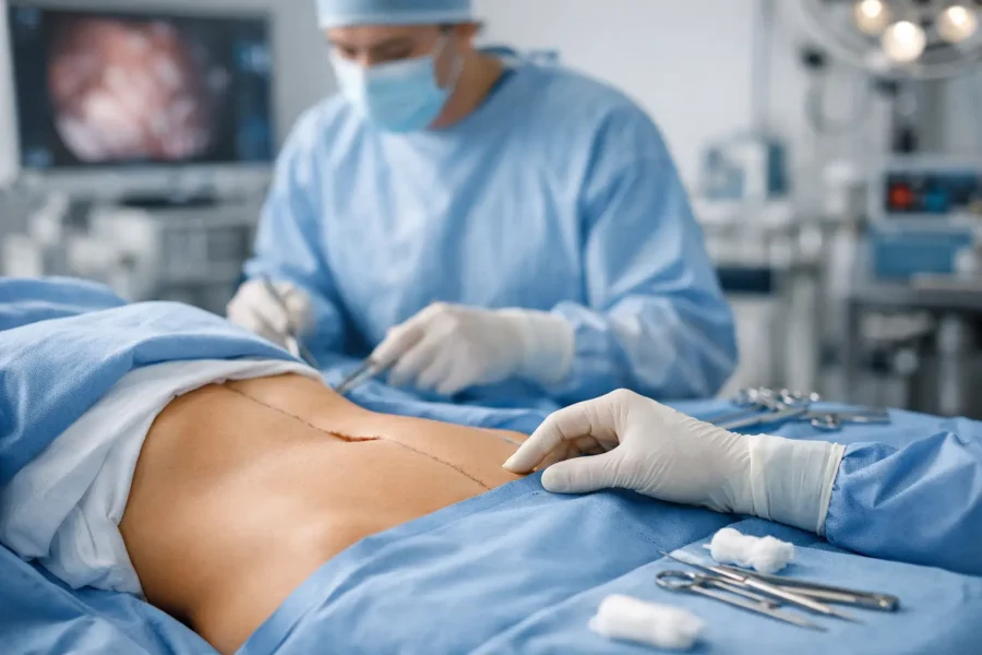 Como tratar diástase abdominal cirurgicamente