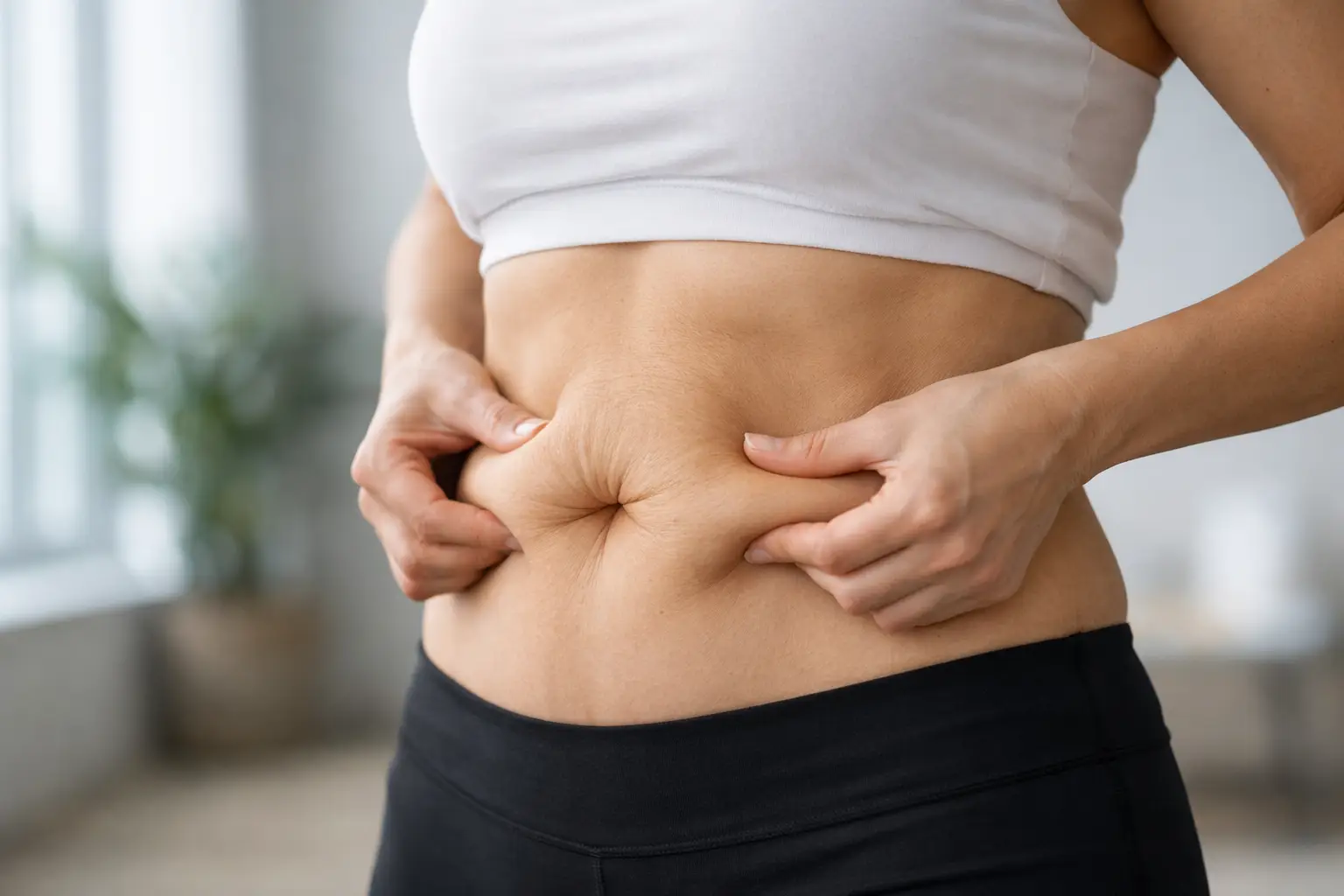 Flacidez abdominal após emagrecimento