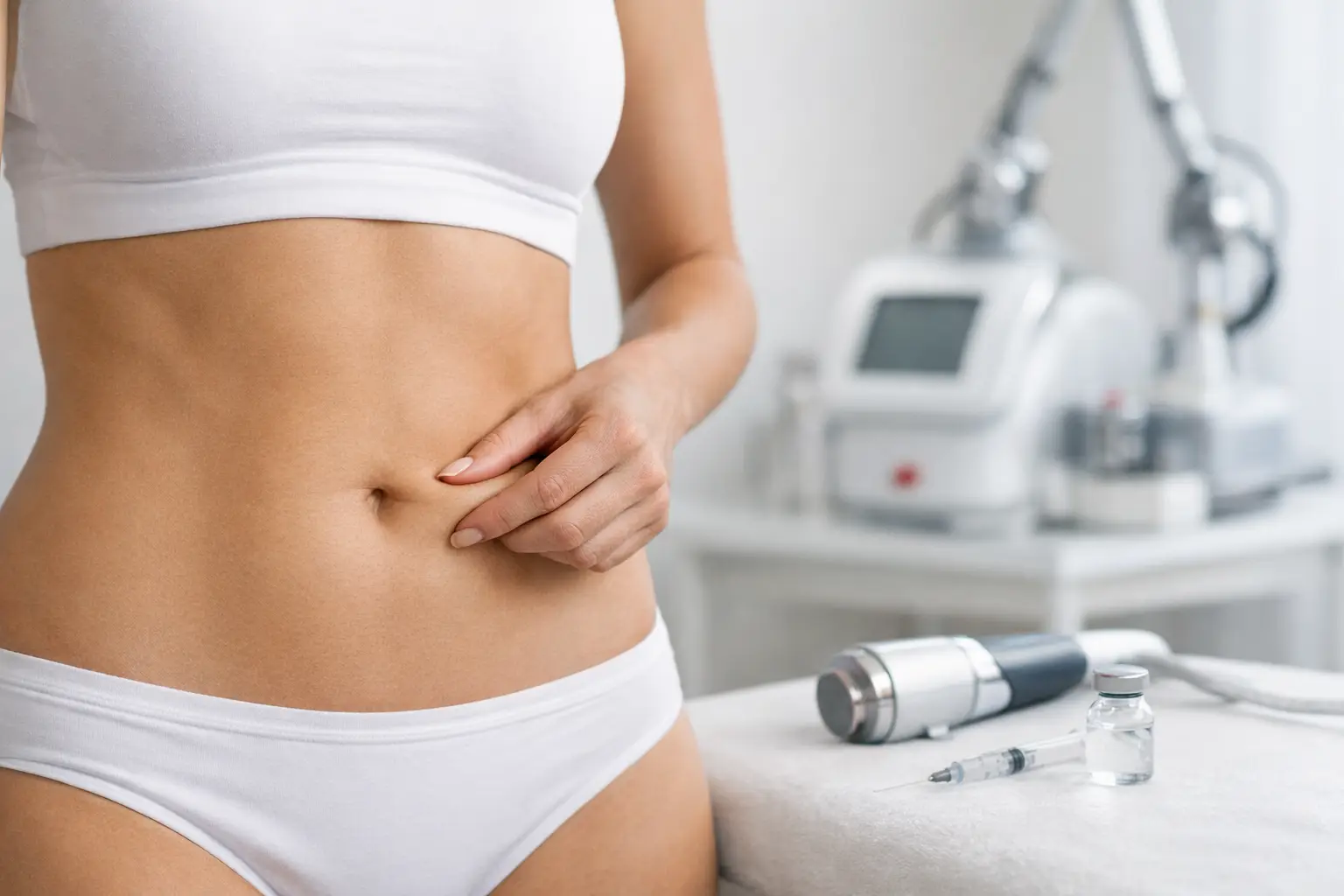 Melhores procedimentos para flacidez abdominal