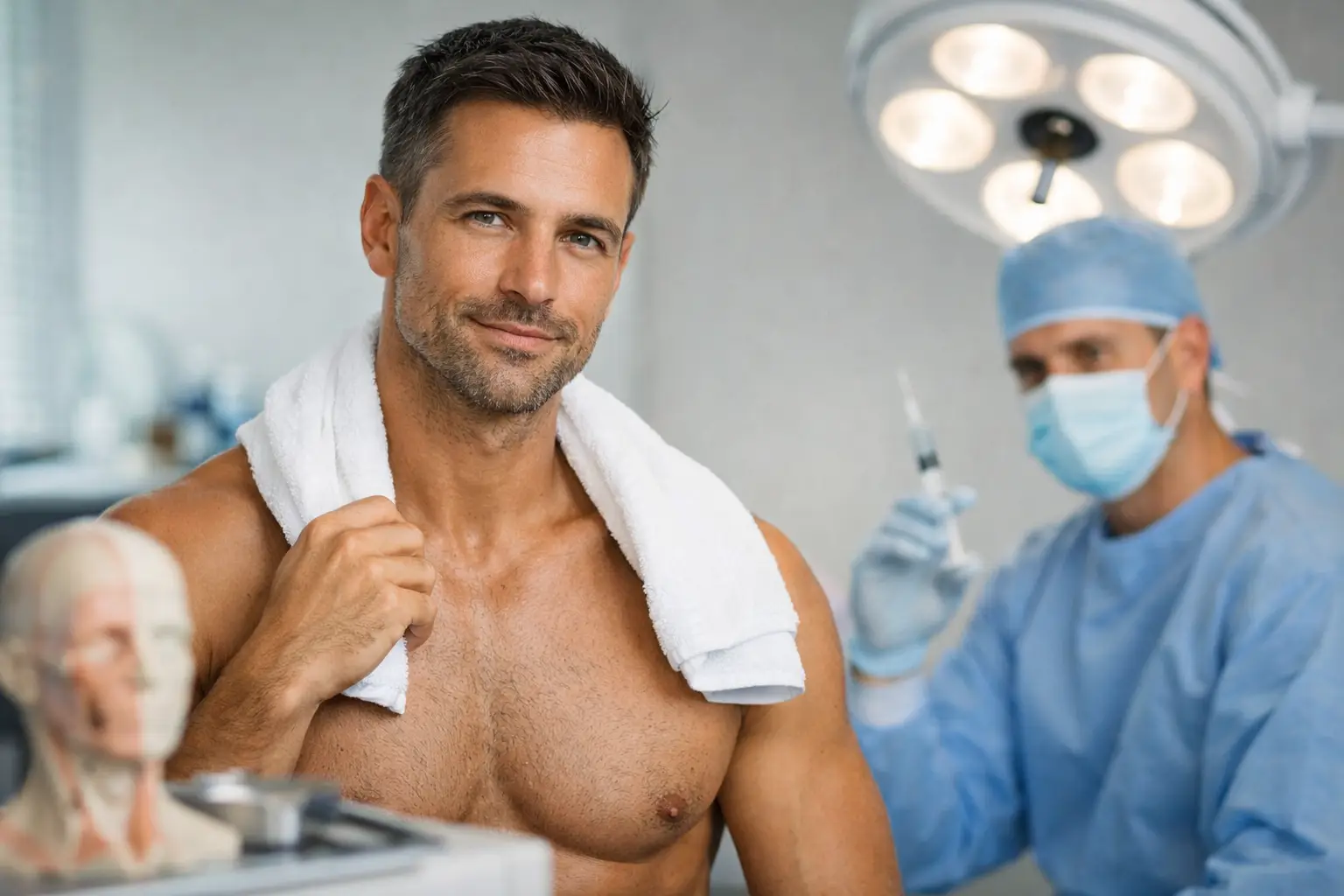 Guia de cirurgia plástica masculina com segurança
