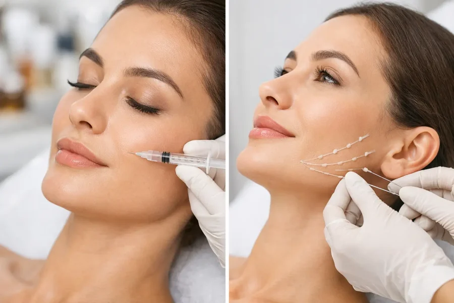 Preenchimento facial ou fios PDO: qual indicar?