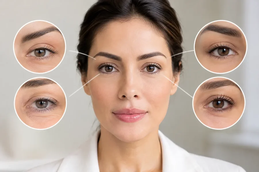Blefaroplastia superior ou inferior: qual escolher?